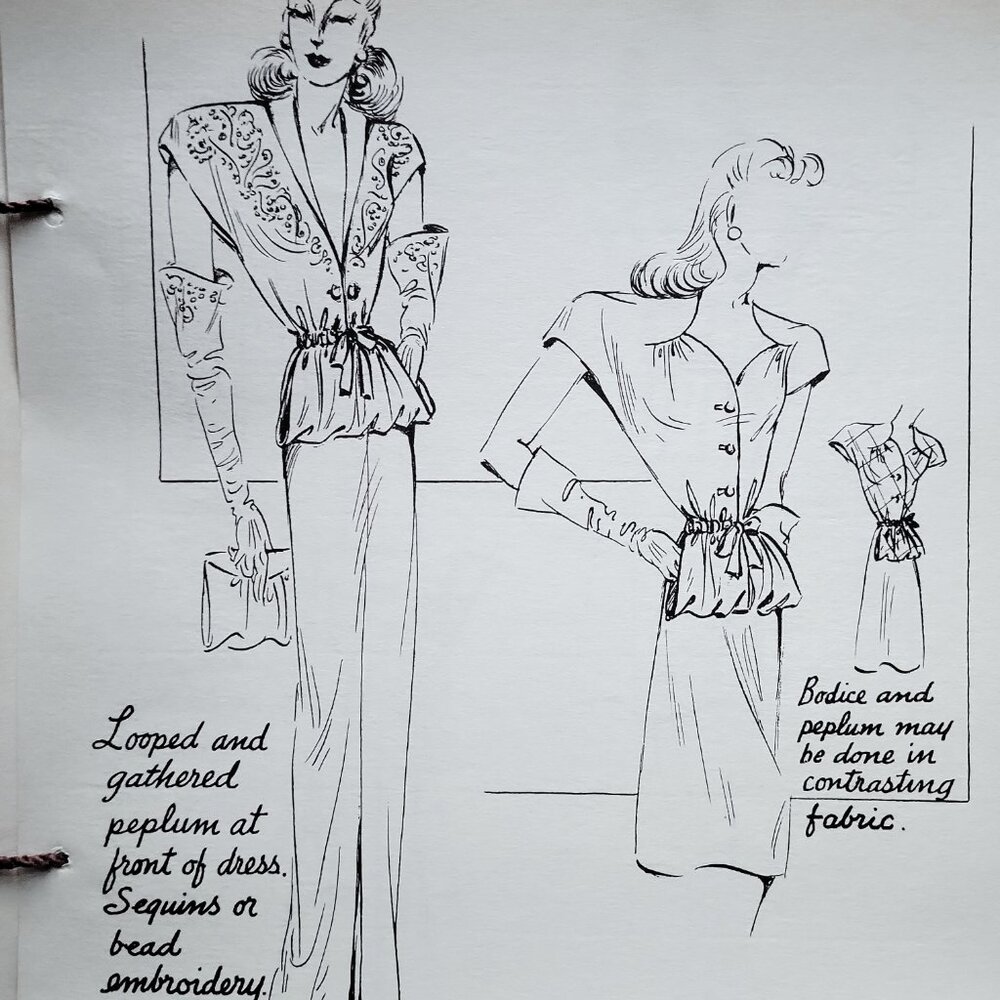 ๐Vintage 1946 Spring Illustrated Fashion Booklet The Originator Vol IV - Picture 4 of 8
